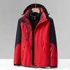Unisex 3-in-1 Outdoor Climbing Suit for Tibet: Waterproof, Windproof Jacket with Removable Fleece Liner