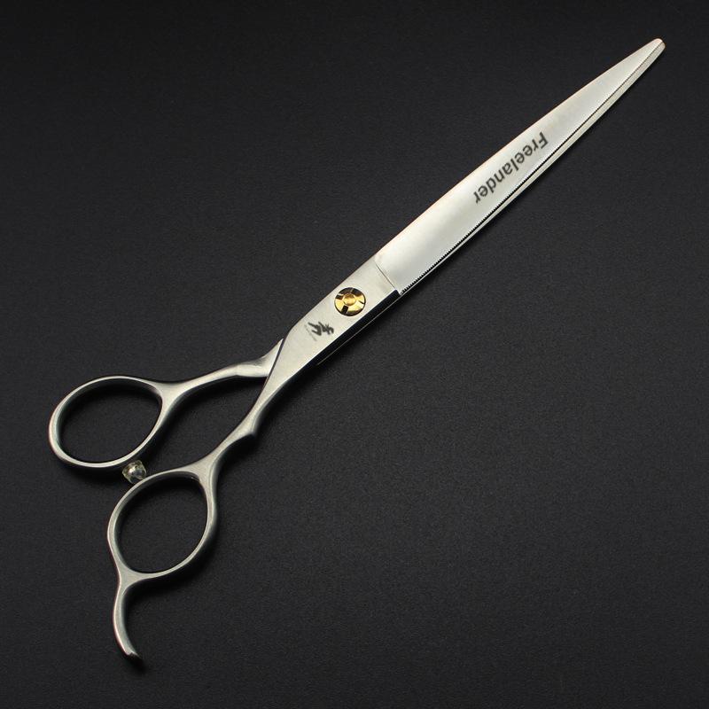 7.5 Inch Freelander Matte, Professional Pet Grooming, Flat Scissors, Micro-Serrated Flat, Anti-Skid