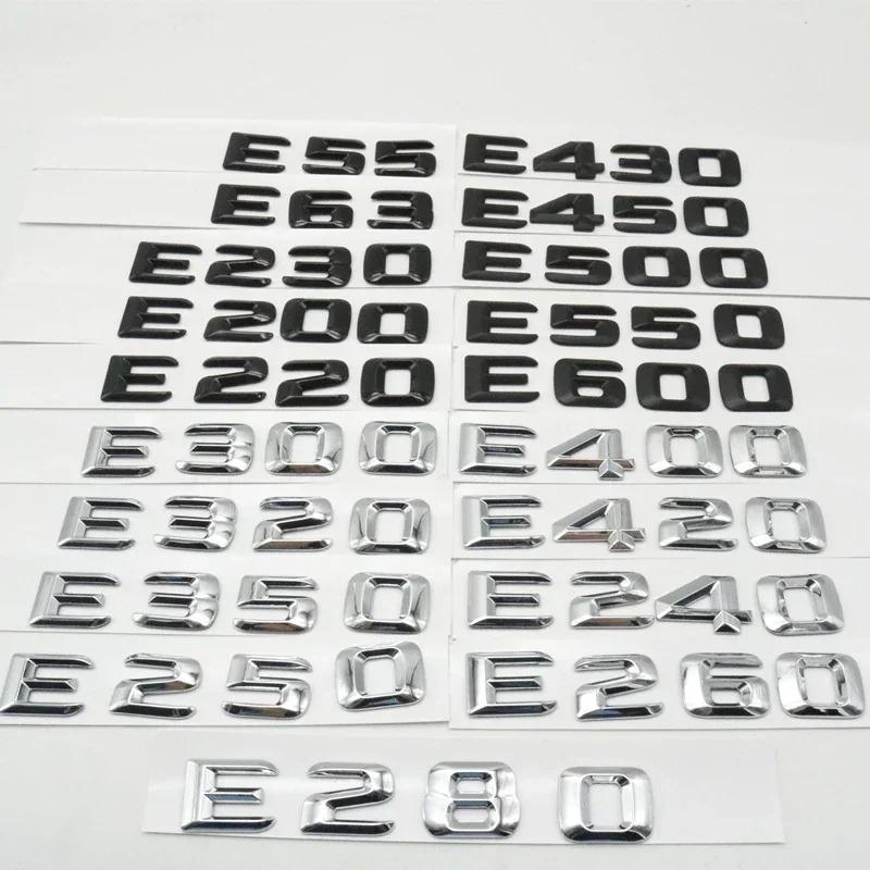 3D Kofferklep Embleem Badge Logo Voor Mercedes Benz E-Klasse W210 W211 E43 E53 E63 E55 E200 E220 E250 E280 E320 E350 E420 E550 E500 E430 VH0
