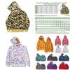 Vibrant Camouflage Hoodie Shark Printing Warm Streetwear For Men Women