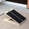 Folding Balancing Fitness Pedal Portable Wooden Slant Board  Strength Training