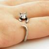 Vintage Cartoon Maus Tier Fingerring für Damen Antik Silberfarbe Gothic Mädchen Knöchelringe Ausgefallenes Geschenk 2025 Heiße Schmuckstücke