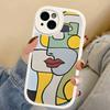 Picasso Abstract Art Phone Cover For IPhone 11 12 13 14 15 16 Pro Max Mini Plus Soft Leather Case