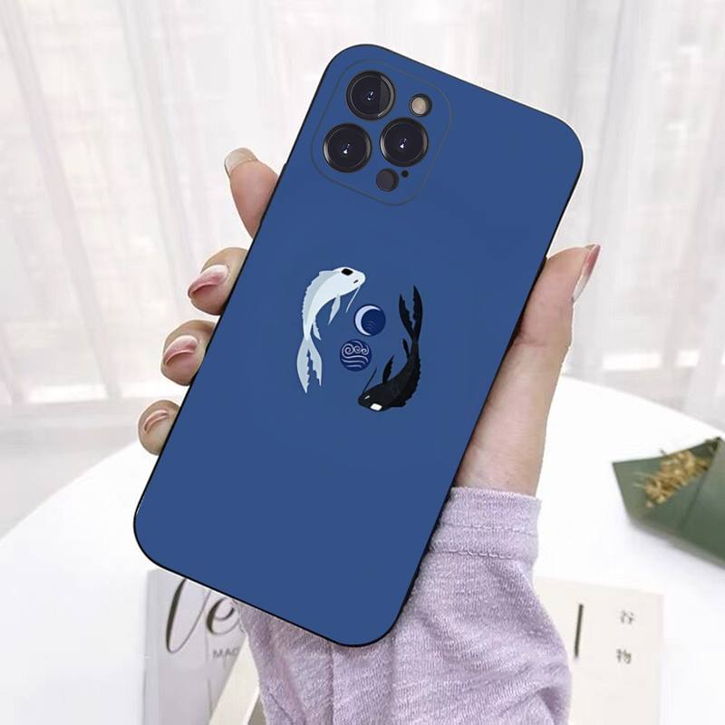 Pouzdro na telefon s uměním Jin Jang ryb Silikonové měkké Pro iphone 14 13 12 11 Pro Mini XS MAX 8 7 6 Plus X 2020 XR Kryt