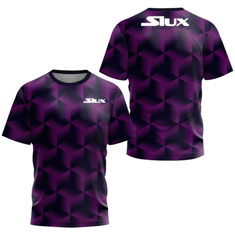 Men's Quick-drying Short-sleeved T-shirt Breathable Badminton Tennis Volleyball Sweatshirt Summer Sweaty Running Sweatshirt