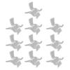 Acrylic Crystal Display Stand 10pcs/set Transparent Home Birthday Party Decor