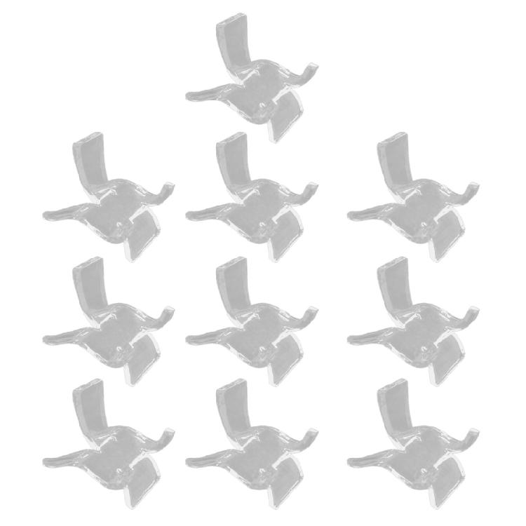 Acrylic Crystal Display Stand 10pcs/set Transparent Home Birthday Party Decor