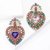 Vintage Strass-Herz-Broschen für Damen Unisex Leichter Luxus Liebe Anstecker Event Lustige Luxusgeschenke Neujahr Freunde Dekoration