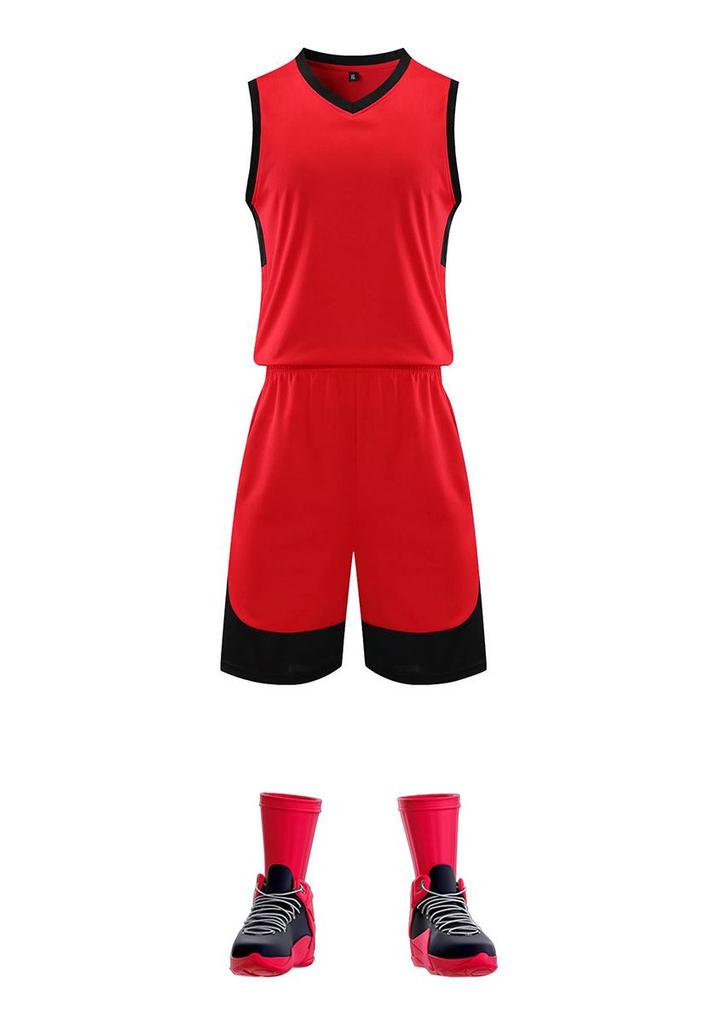 Custom Plus Size Men's Basketball Training Uniform Set