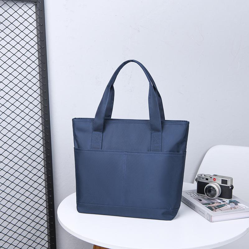 Servietă pentru bărbați, de mare capacitate, ușoară, geantă de umăr