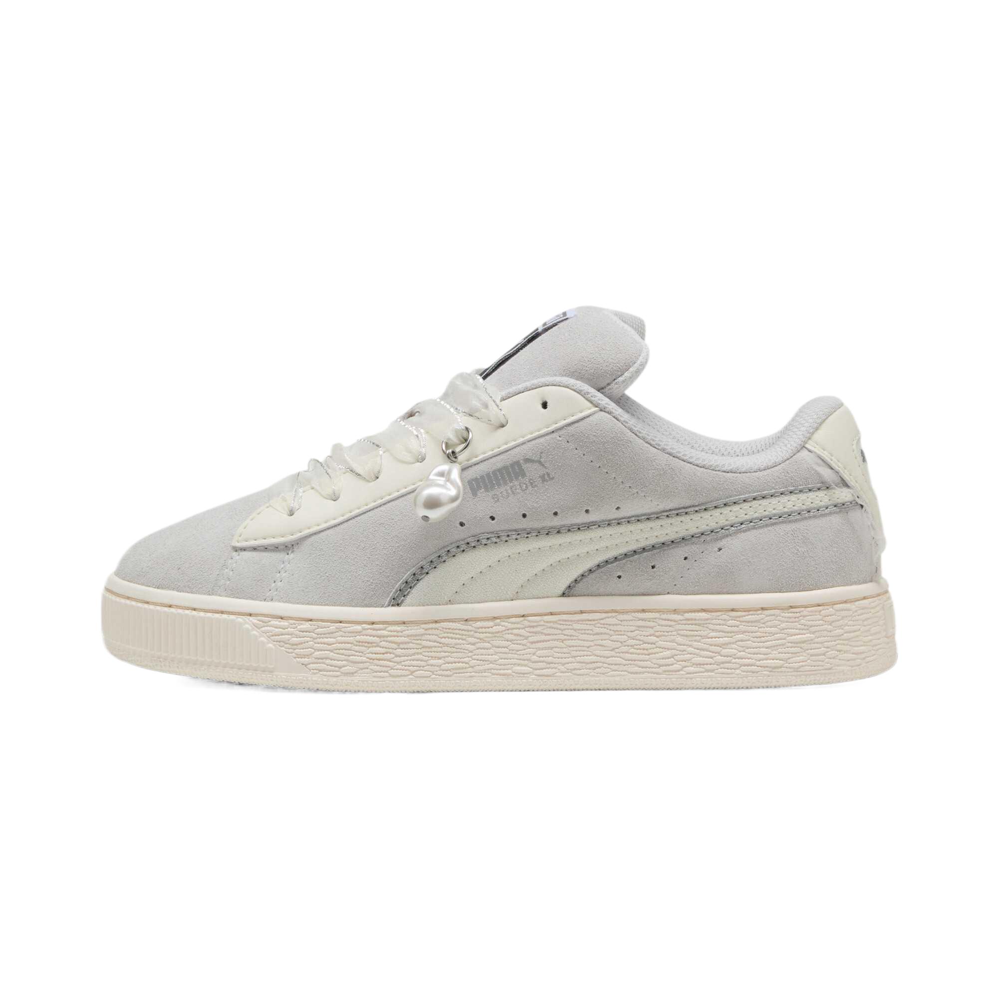 Puma Suede XL Glam Athletics Unisex Gray 401250-01 37.5