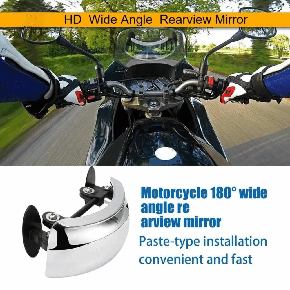 180 Degree Wide Angle Windshield Wide Angle Mirror HD Convex Mirror Motorcycle Accessories