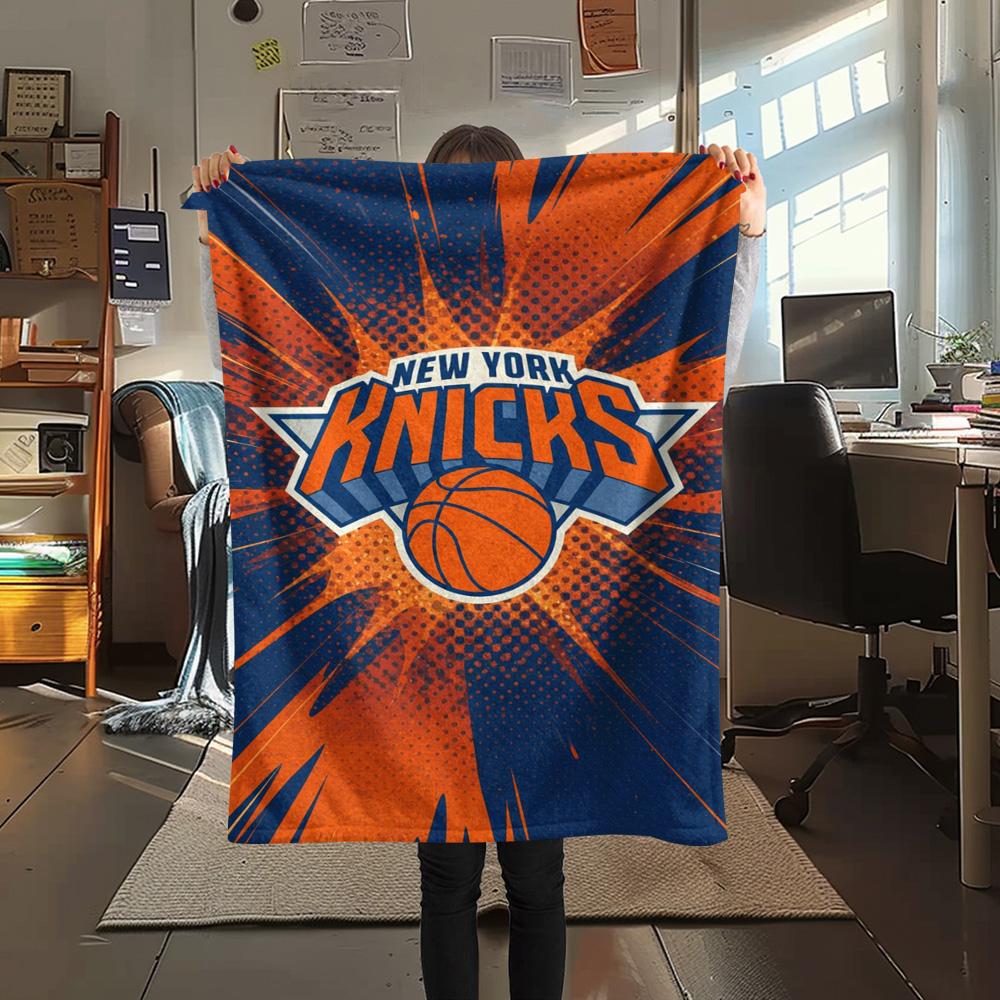 1 Pezzo Coperta in Flanella con Stampa NY Knicks Alta Qualità Calda Confortevole Coperta per Tutte le Stagioni Perfetta per Regali Decorazioni per la Casa