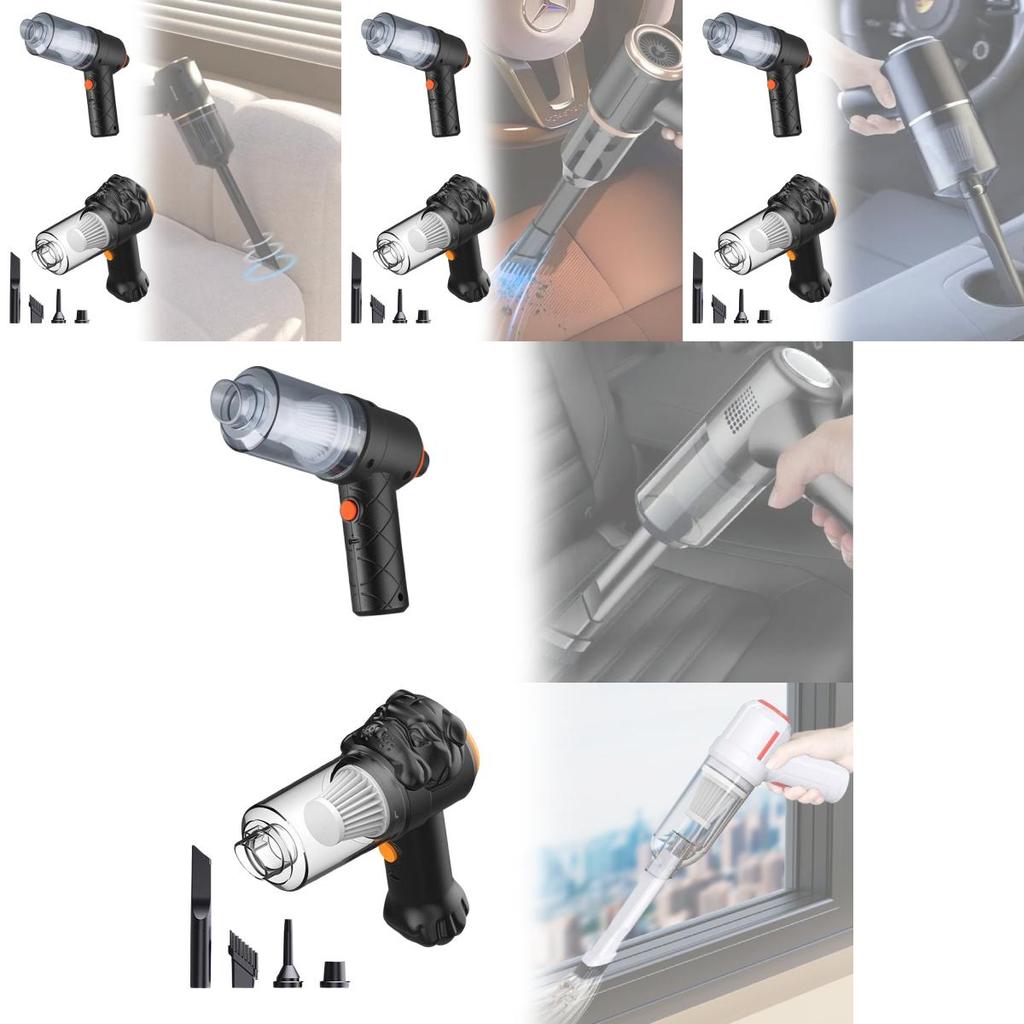 Handheld Car Vacuum Cleaner With Powerful Suction For Interior Cleaning