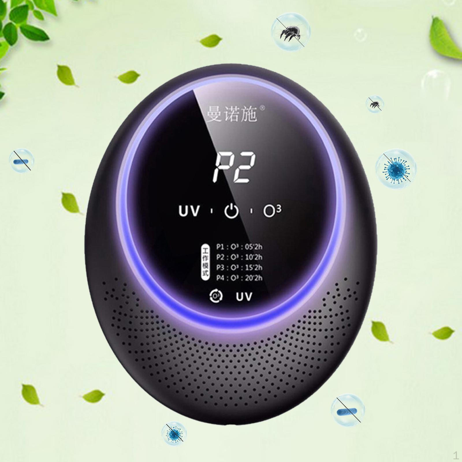 

Очиститель воздуха прочный для удаления запаха домашних животных для автомобиля, офиса, путешествий, черный