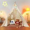 VEVOR Kids Play Tent, Teepee Tent for Kids 1-5 Years Old, Toddler Tent with Mat and Plush Decorative Balls