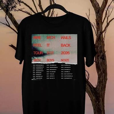 Nine Inch Nails Annunciano le Date del Tour 2026 Peel It Back Maglietta S-4XL