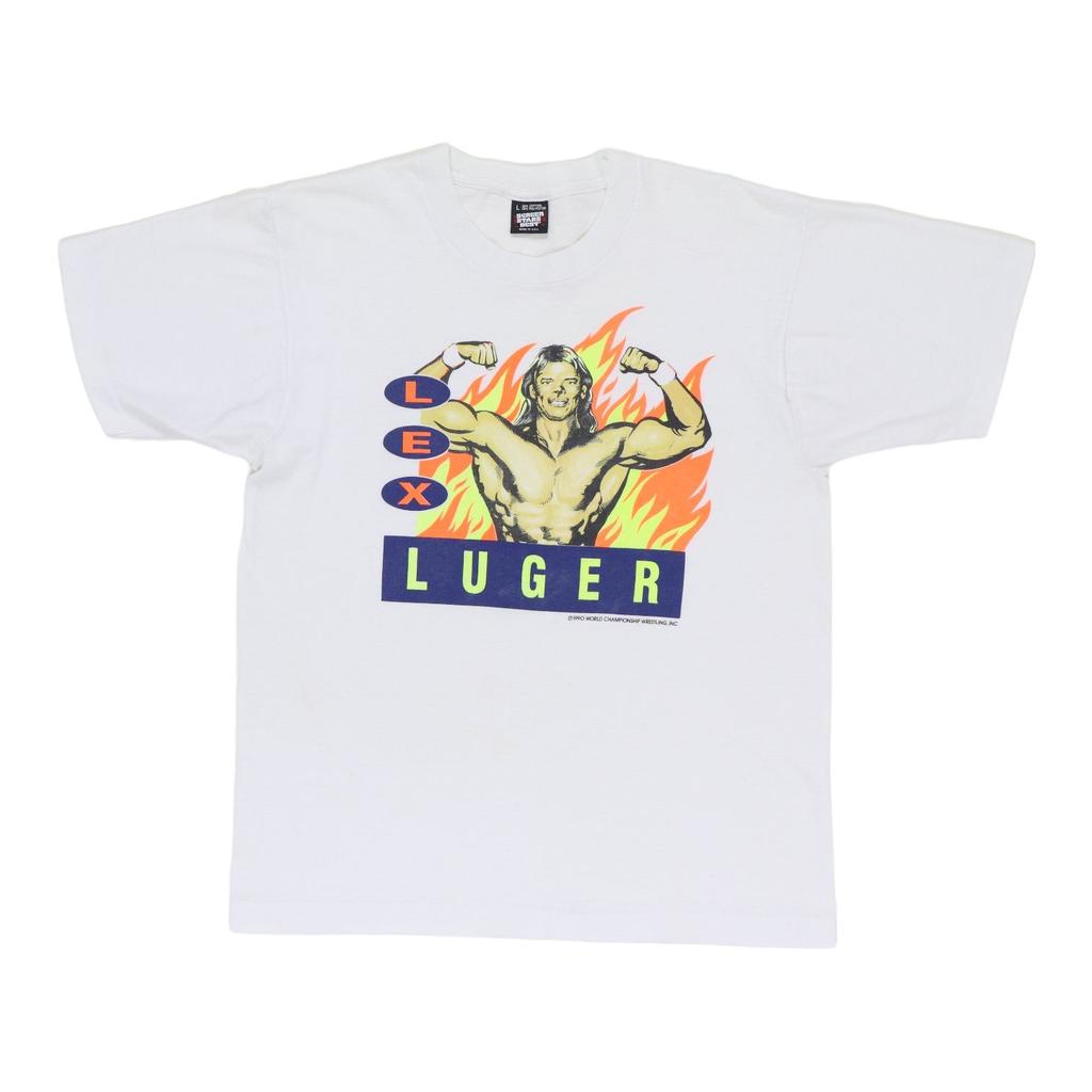 Vintage 1990 Lex Luger WCW Shirt Size: Large