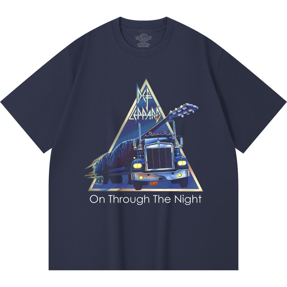 230 Gsm 100% Cotton Heavy Metal T-Shirt Rock Band Popular Music Print Unisex Heavy Cotton T Shirt