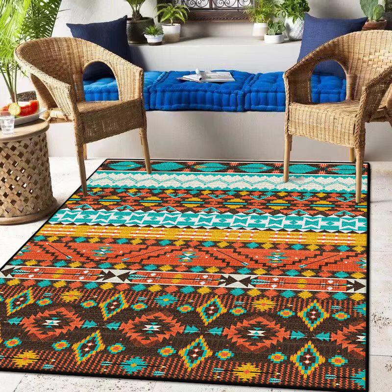 

Morocco Style Big Size Carpet Living Room Non-slip Room Decoration Aesthetic Rug Soft Easy Clean Sofa Table Mat Machine Washable 60x90cm