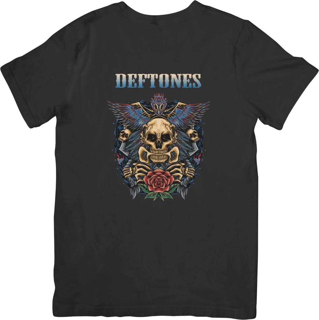 Deftones 11 Music Unisex Fit for Men & Women Quality Cotton T-Shirt Black