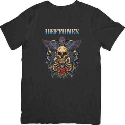 Deftones 11 Musique Coupe Unisexe pour Hommes & Femmes T-shirt en Coton de Qualité Noir