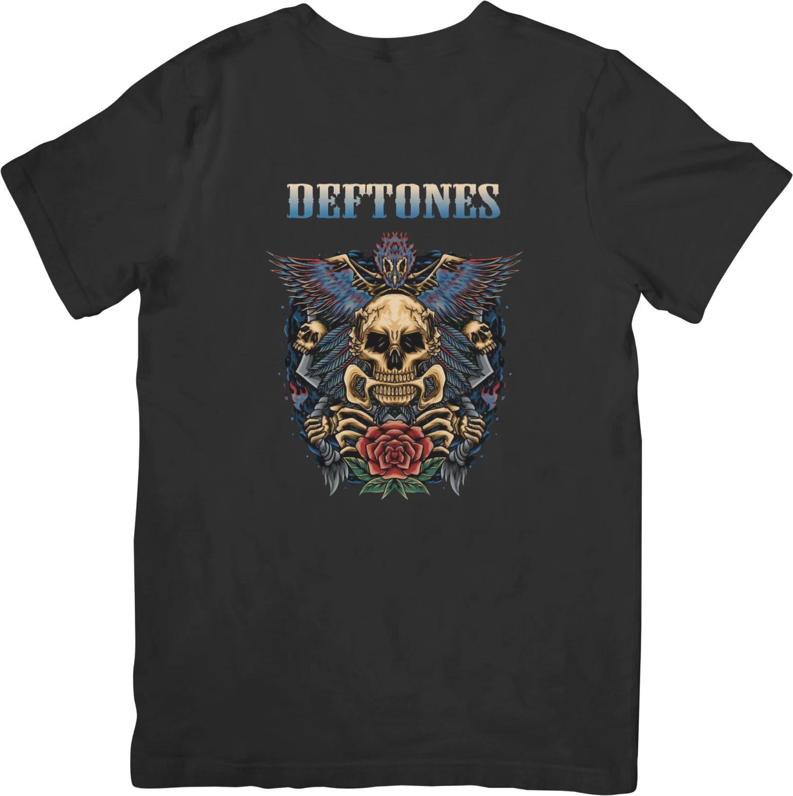 

Deftones 11 Music Unisex Fit for Men & Women Quality Cotton T-Shirt Black L