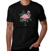 Florida Flamingo T-Shirt Lässiges Leichtes Sommer-Kurzarm-Top