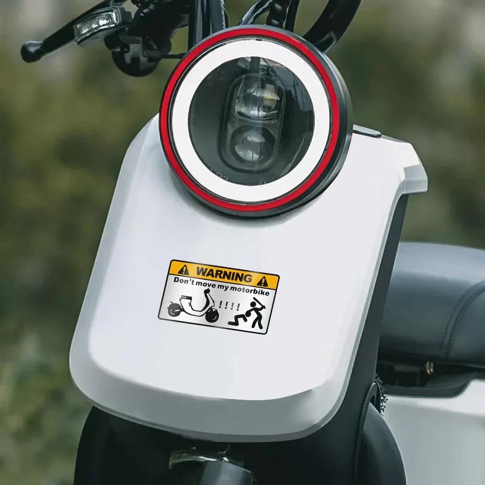Personalisierte Warnschilder Motorrad Aufkleber Decal Universell Motorrad Karosserie Kreativ Wasserdicht Schutz Dekor Zubehör