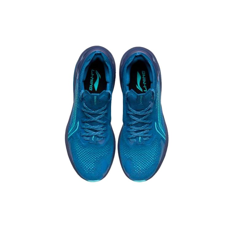 LiNing WuShi 5S 1.0 Flyline Knitted Fabric Cushioning Anti-Slip And Wear-Resistant Low-Top Running Shoes Men's Blue ARHR071-3