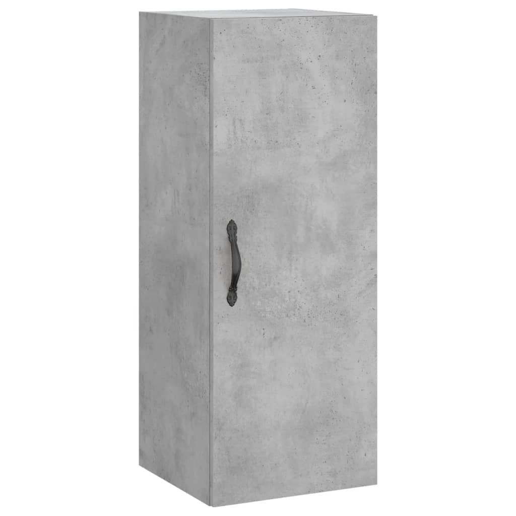 Highboard Concrete Grey 34.5 x 34 x 180 cm Particleboard