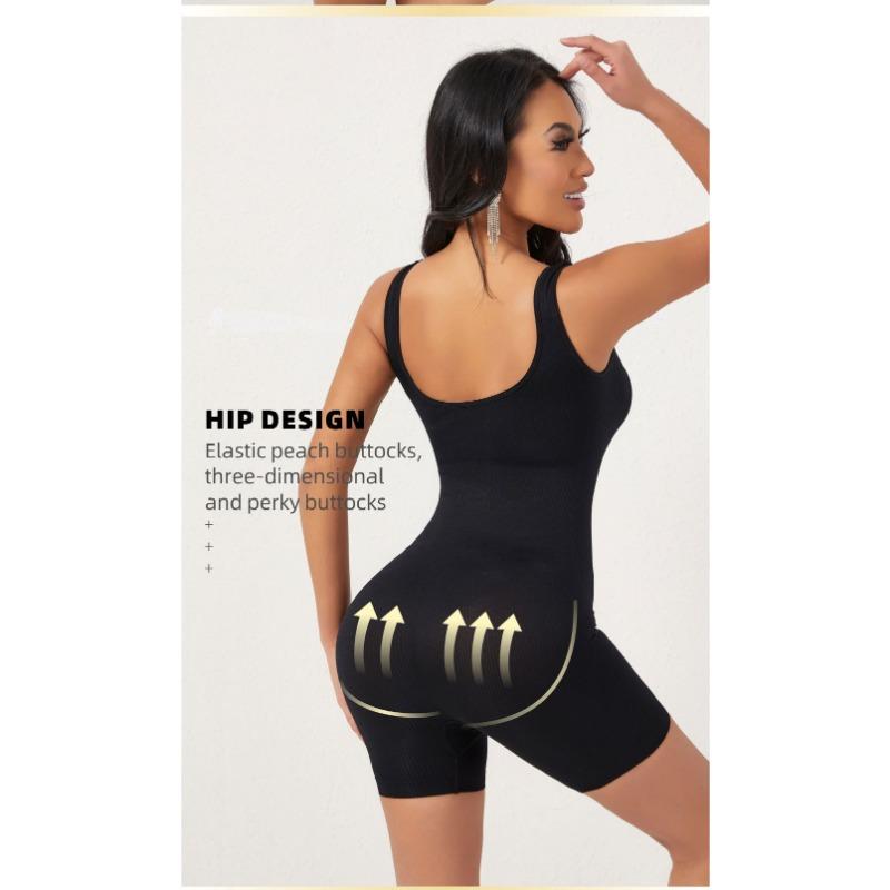 Women Seamless U Back Tummy Control Butt Lift Shapewear Bodysuit