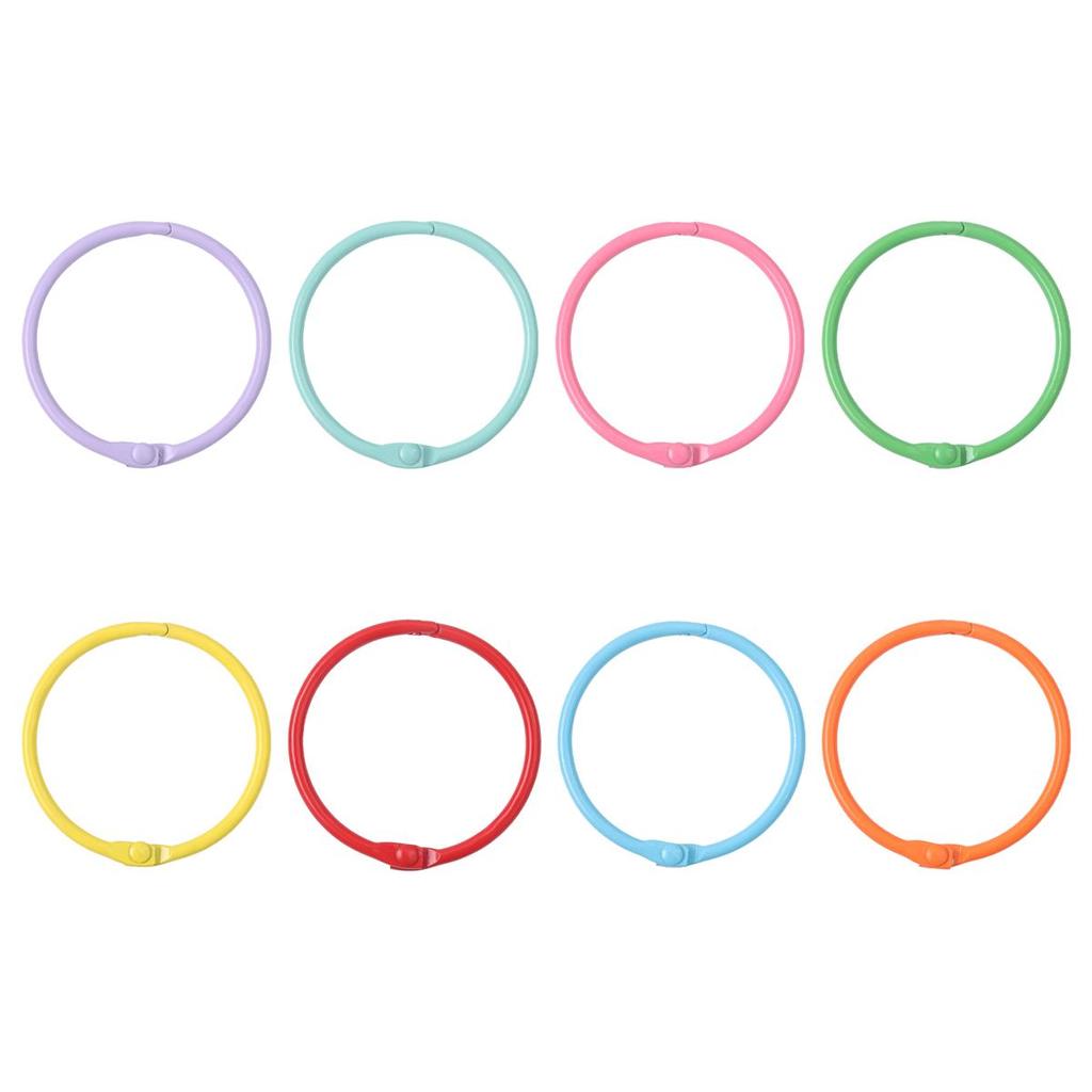 30/43mm Nøkkelring Fargerik Åpen Ring Spenne Nøkkelring Koblingslåser For DIY Smykkefremstillingsrekvisitter Nøkkelkjedetilbehør