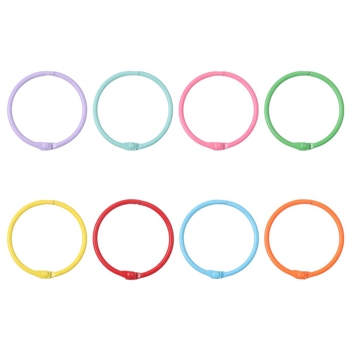 

30/43 мм брелок для ключей, красочное открытое кольцо, пряжка, брелок, соединительные застежки для DIY, принадлежности для изготовления ювелирных изделий, аксессуары для брелоков 43mm 5pcs разноцветный