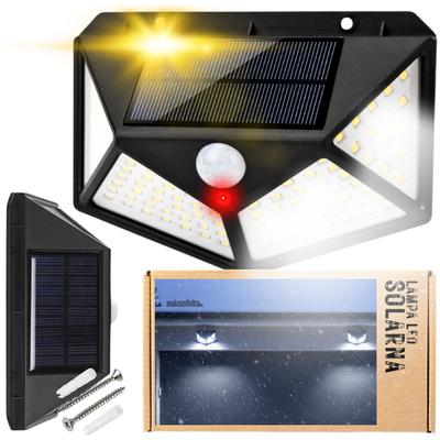 LED Solar Halogen Outdoor Garden Lamp with Motion Sensor 3 Modes IP65