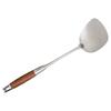 3L Stainless Steel Spatula Set Wooden Handle Thickened Stir-fry Spoon Soup Spoon Colander Kitchen Utensils Household Stir-fry Spoon Frying Spatula