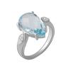 Anello in argento con topazio naturale 5.488ct (2042662) 3.79 gr. 925 campioni