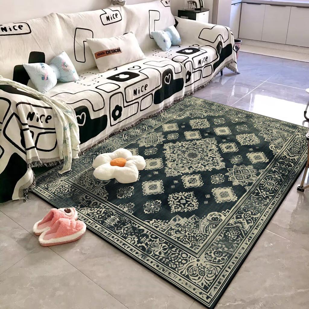 Retro Böhmen Dekoration Teppiche Wohnzimmer Persische Abstrakte Teppiche Zuhause Sofa Leichter Luxus Bodenmatte Schlafzimmer Ankleidezimmer Lounge Teppich