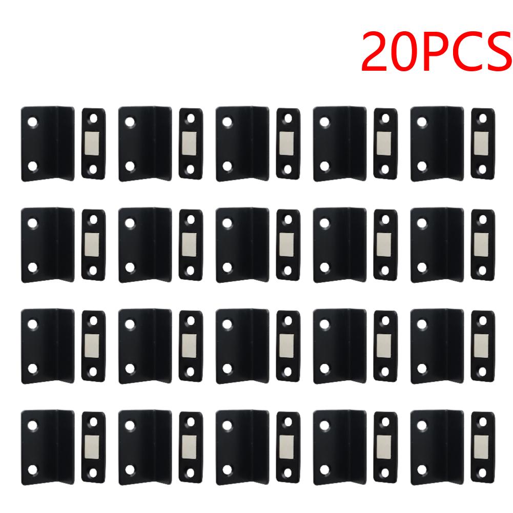 Punch Free Door Stopper Strong Magnetic L-shaped Door Touch Magnetic Suction Ultra Thin Anti Collision Furniture Hardware