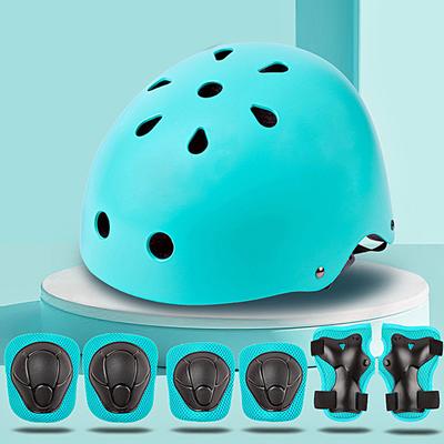 Child Helmet Protective Suit Knee Elbow Pads 2 3 4 5 6 7 8 9 10 11 12 Years Girl Boy Suitable Roller Skating Skateboards Protection Equipment Set