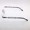 RSINC Rimless Frame | Spectacle Eyeglass Metal Cup For Men & Women for Fashion  TS250 56-16-143 C2 BR 3 (Gun Black) FR Gun Black TS250 C5 | BR 3