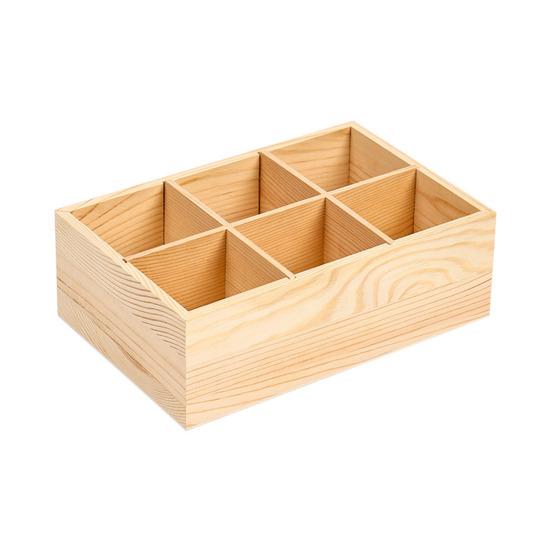 Paint Brush Storage Case Smooth Edge Burr Free Large Capacity Multiple Compartments Rectangular