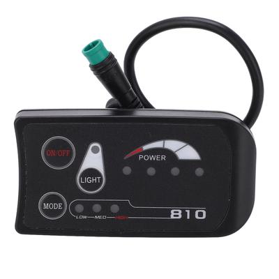 Elektrofahrrad LED Display Bedienfeld 36V 48V S810 LED Display Messgerät für Elektrofahrrad Modifikation Wasserdichte Schnittstelle