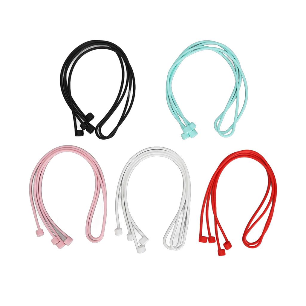 10pcs Sound Aids Holder Prevent Fall Off 5 Colors Silicone Sound Amplifer Lanyard for Seniors