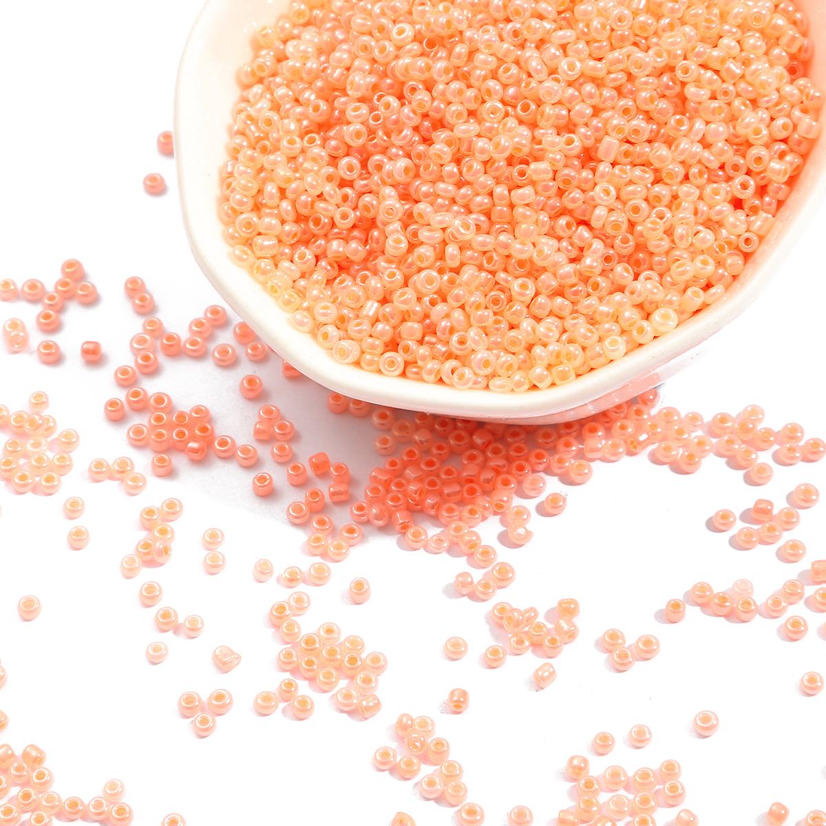 

500/1000 шт. стеклянные бусины кремового цвета, подвески для изготовления ювелирных изделий, аксессуары, браслет «сделай сам», ожерелье 2mm 1000pcs