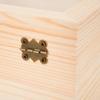 Storage Box Hinged Jewelry Box Personalizing Wooden Box