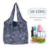 Fashion Printing Foldable Eco-friendly Shopping Bag Tote Folding Pouch Handbags Convenient Large-capacity For Travel Grocery Bag