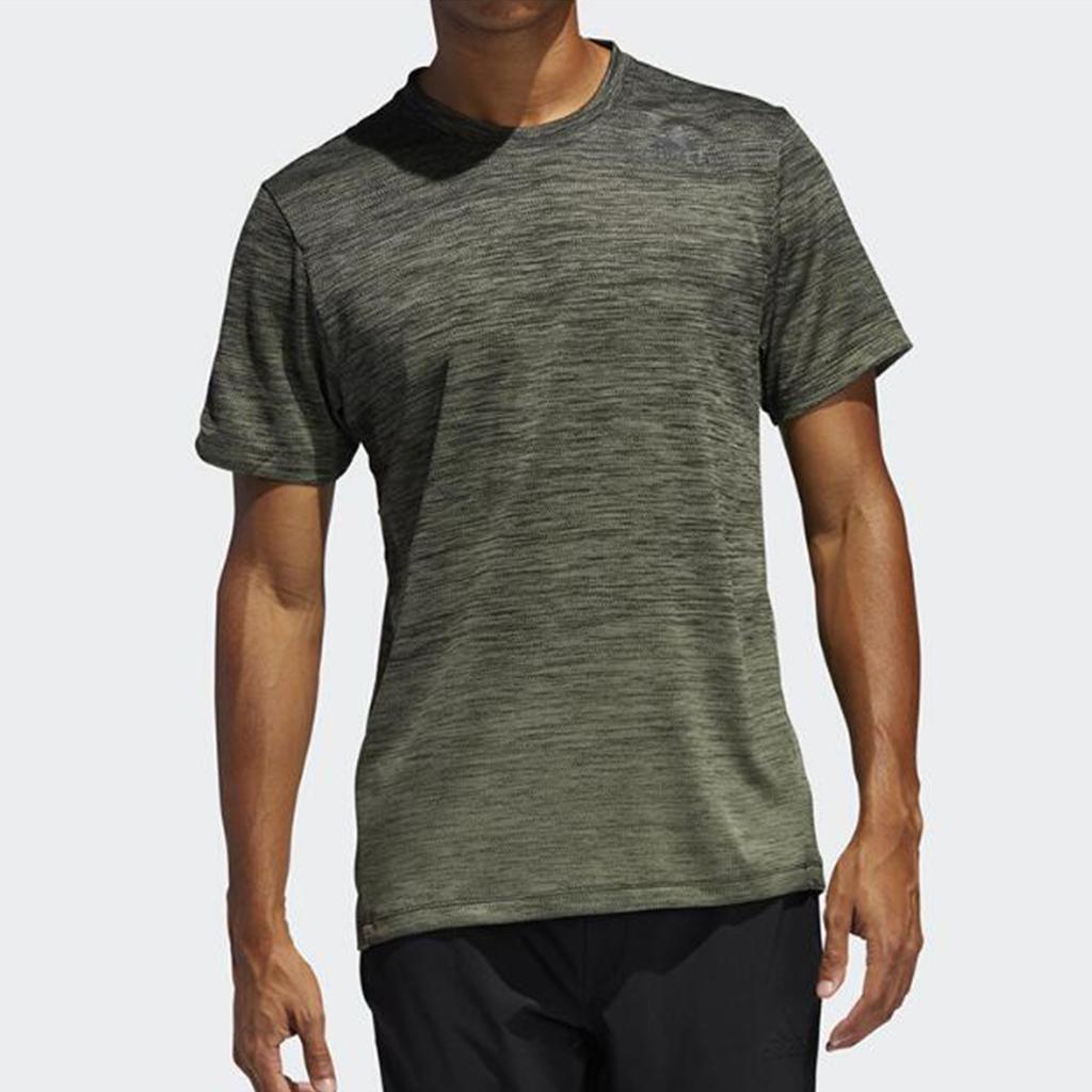 adidas Gradient Training Sports Short Sleeve Tee Men Tops Olive-Green FL4398
