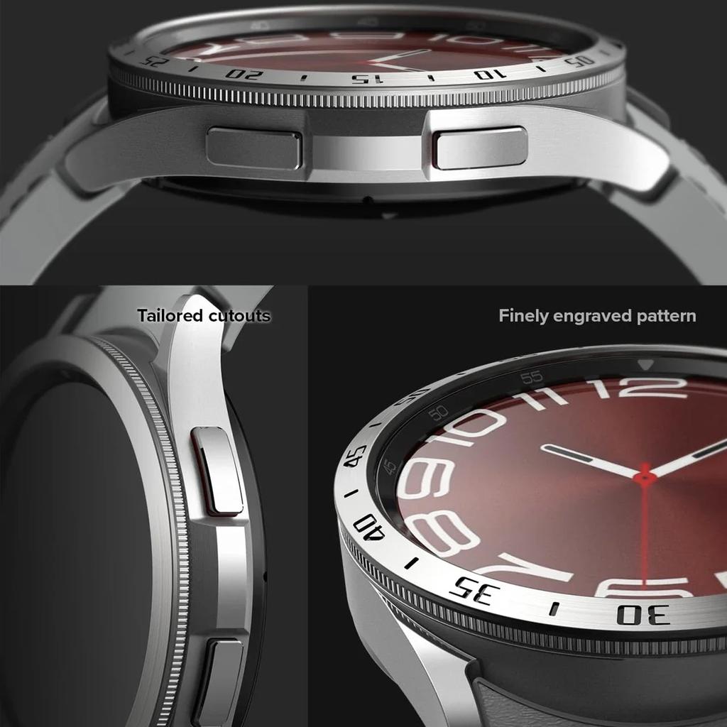 Tempered Glass+Bezel+Case for Samsung Watch 6 Classic 43mm 47mm Cover TPU Bumper All-Around Protector Clear Scratch Screen Shell