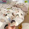 Nanjiren A-Klasse Knittergaze Sommerdecke mit Shin-chan